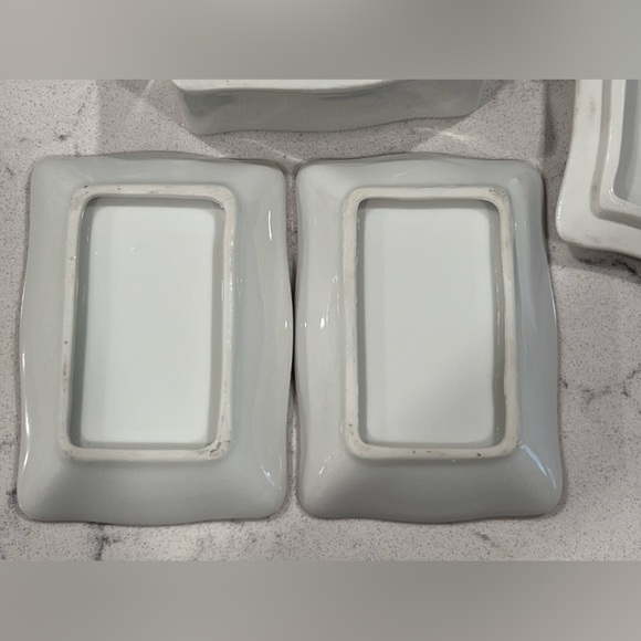 Lefton China hand painted trinket box with trays - Picture 5 of 12